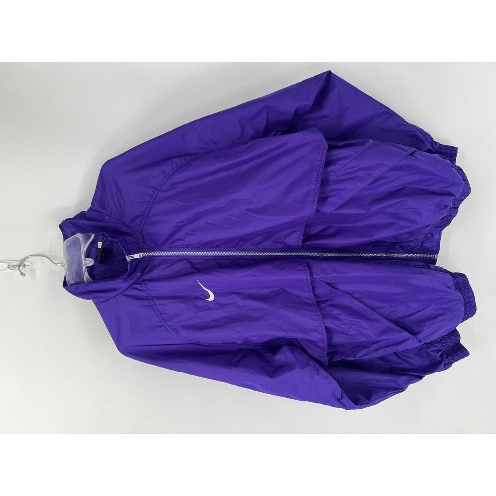 Nike Purple Windbreaker Jacket XLT Mesh Lined Lightweight Sportswear Outer Shell